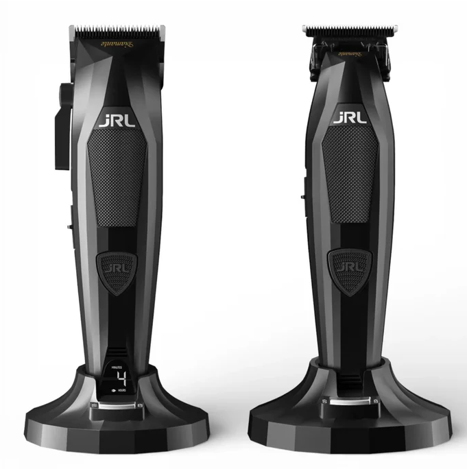 JRL Professional Diamante Clipper & Trimmer Combo Kit Schwarz